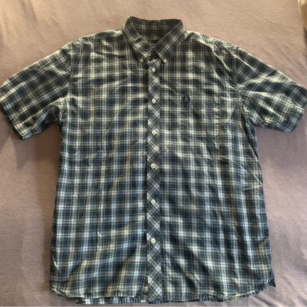 Mens XL Fred perry short sleeve button up